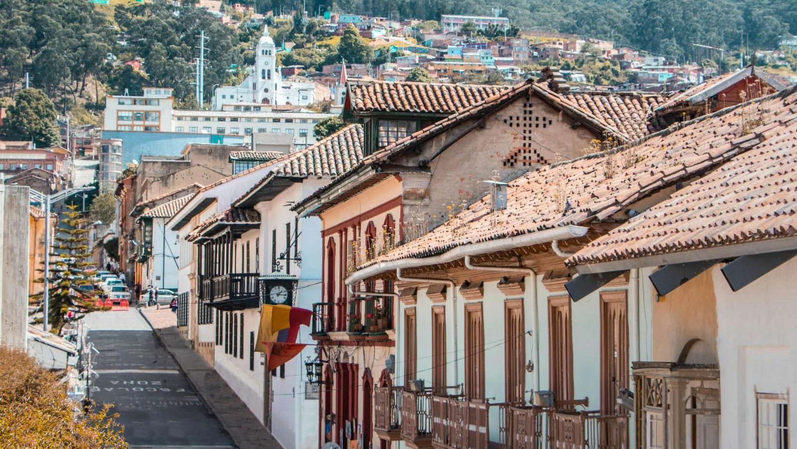 rondreis colombia bogota, straat