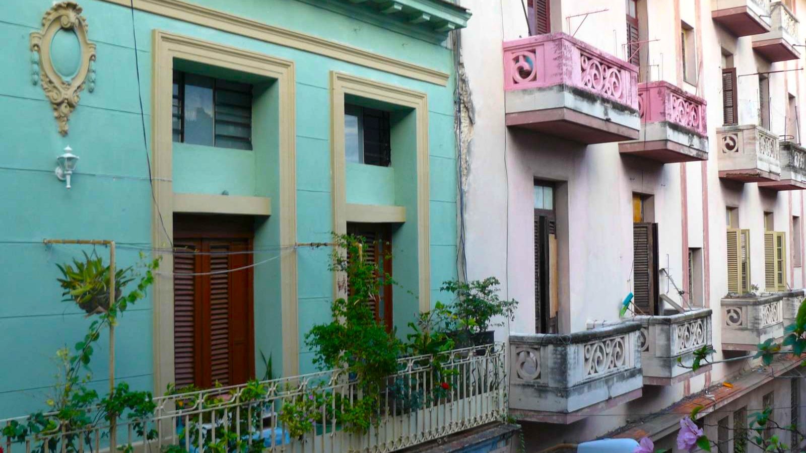 Rondreis Cuba, Havana, balkon