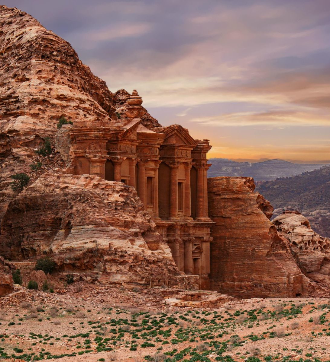 Rondreis Jordanië, Petra, zijaanzicht