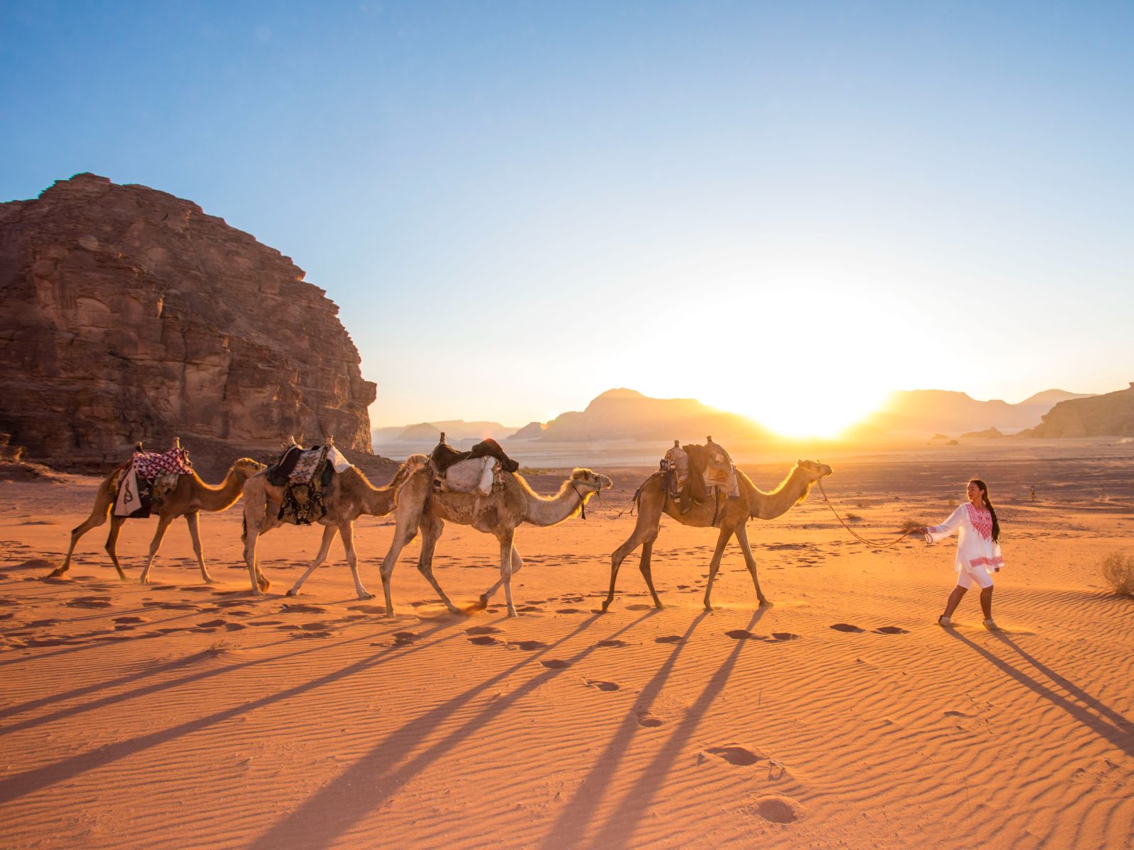 rondreis jordanie wadi rum woestijn