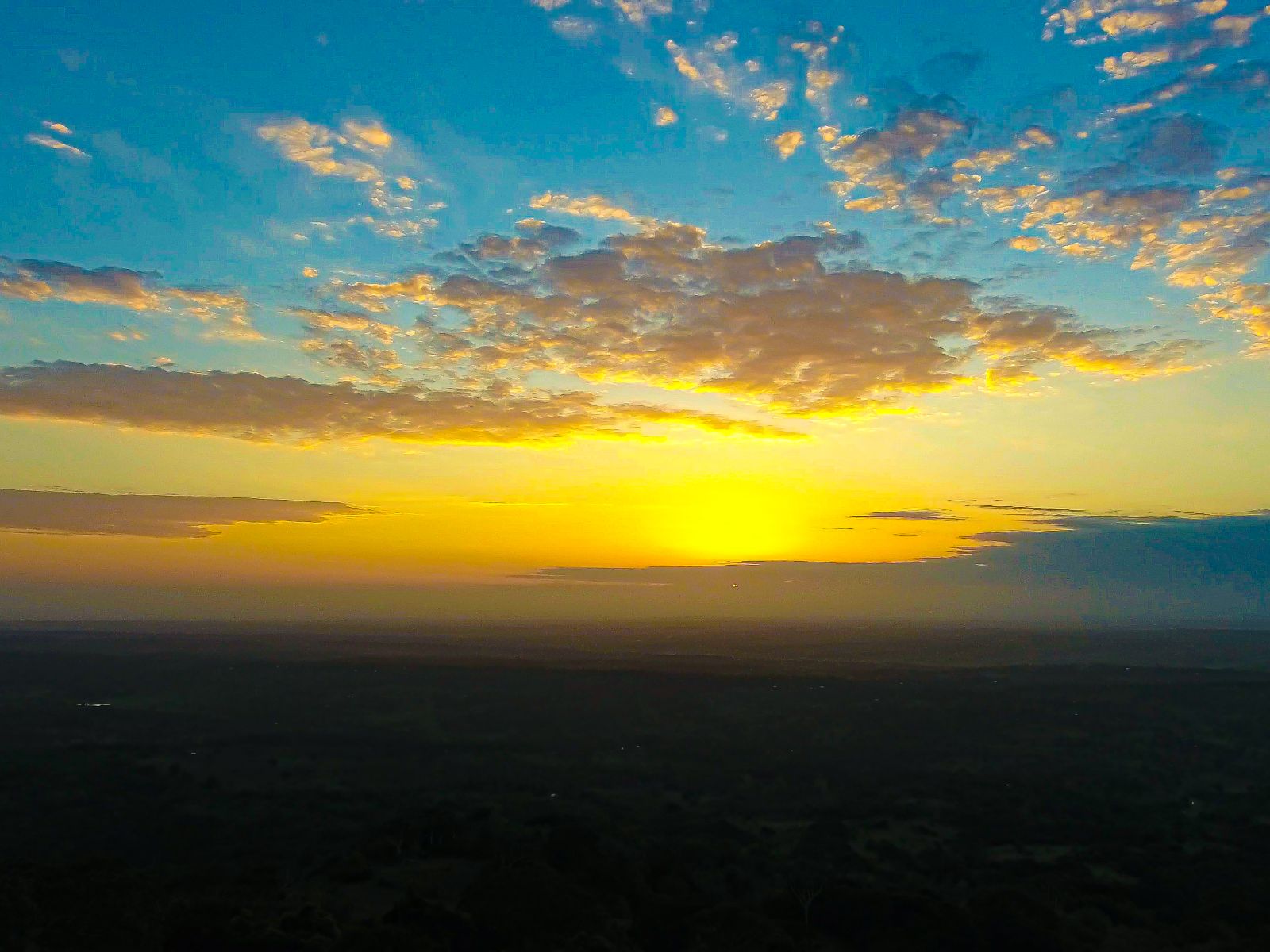rondreis kenia, shimba hills, uitzicht zonsondergang