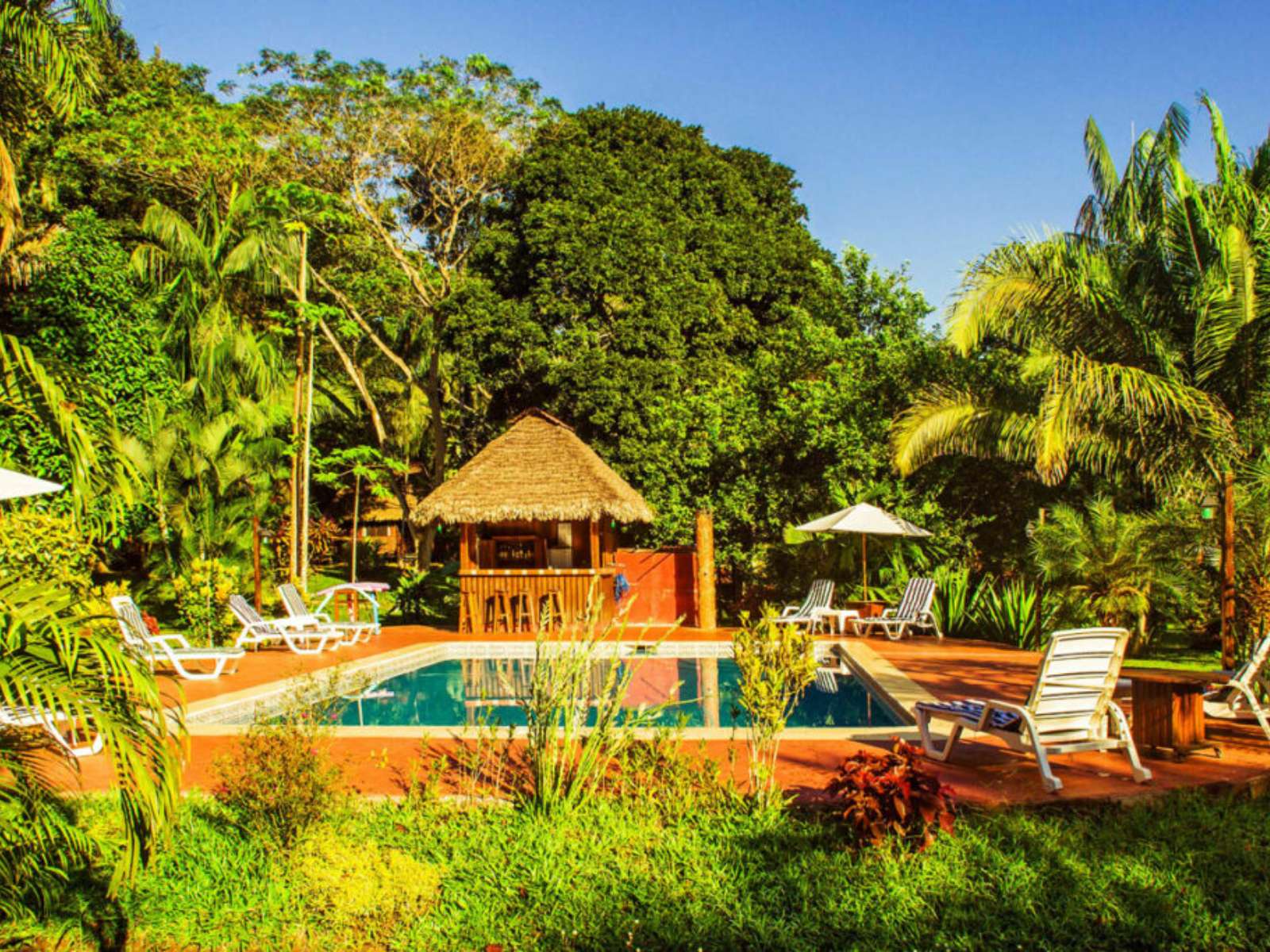 rondreis peru amazone puerto maldonado corto maltes amazonia lodge zwembad
