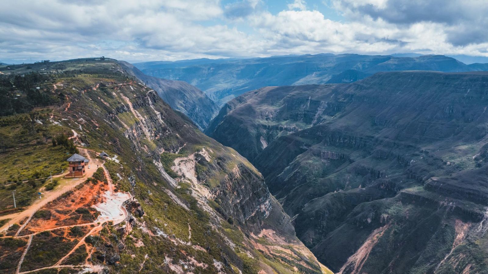 Rondreis Peru, Chachapoyas, foto bergen en vallei