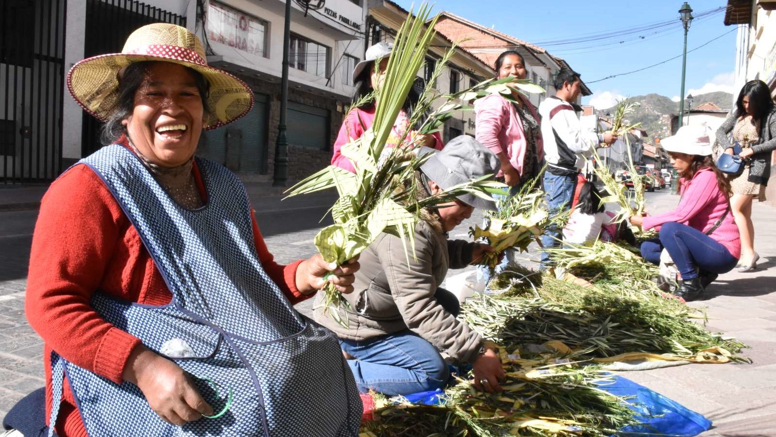 rondreis peru cusco, straatverkoper