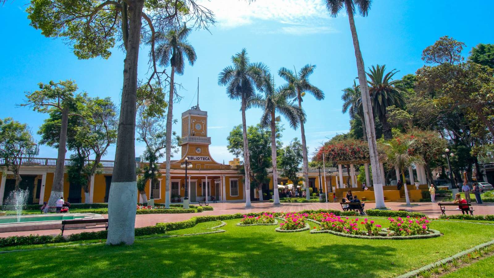 rondreis peru lima, park