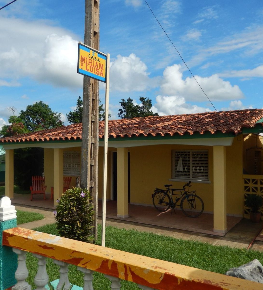 Rondreis Cuba, Casa Particulares, vooraanzicht casa