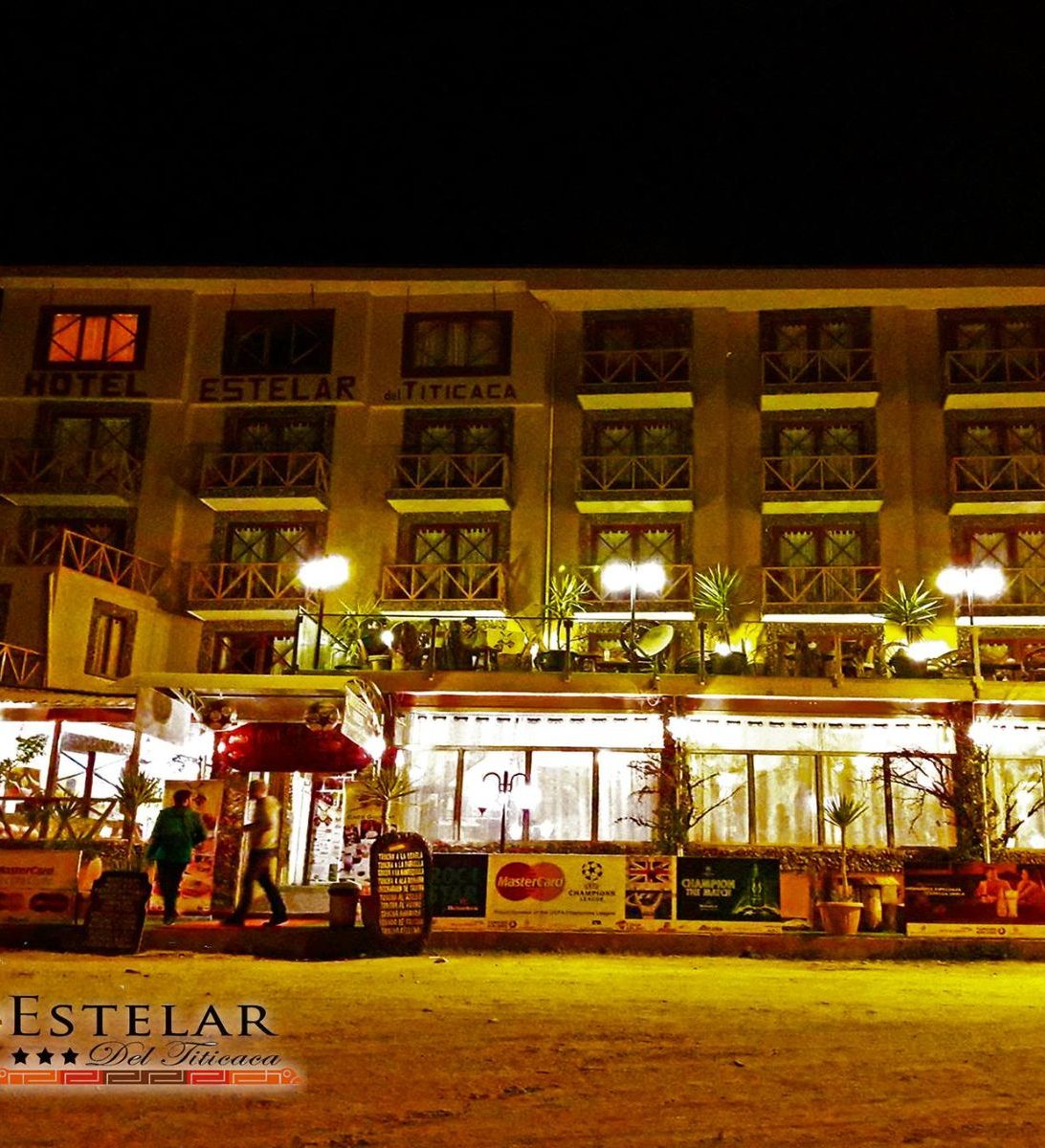Rondreis Bolivia, Copacabana, Estelar deel Titicaca, buitenaanzicht hotel