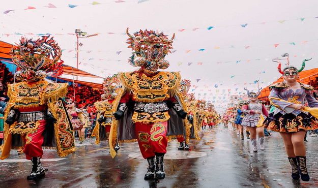 Rondreis Bolivia, Oruro carnaval, Diablada