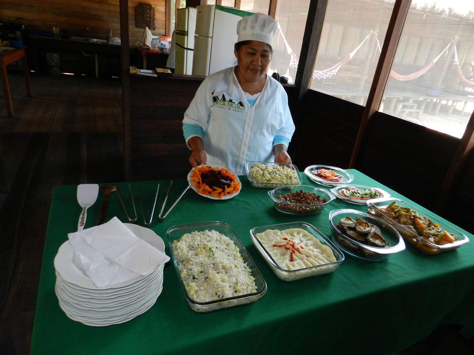 Rondreis Bolivia, Rurrenabaque, Caracoles Lodge, chef