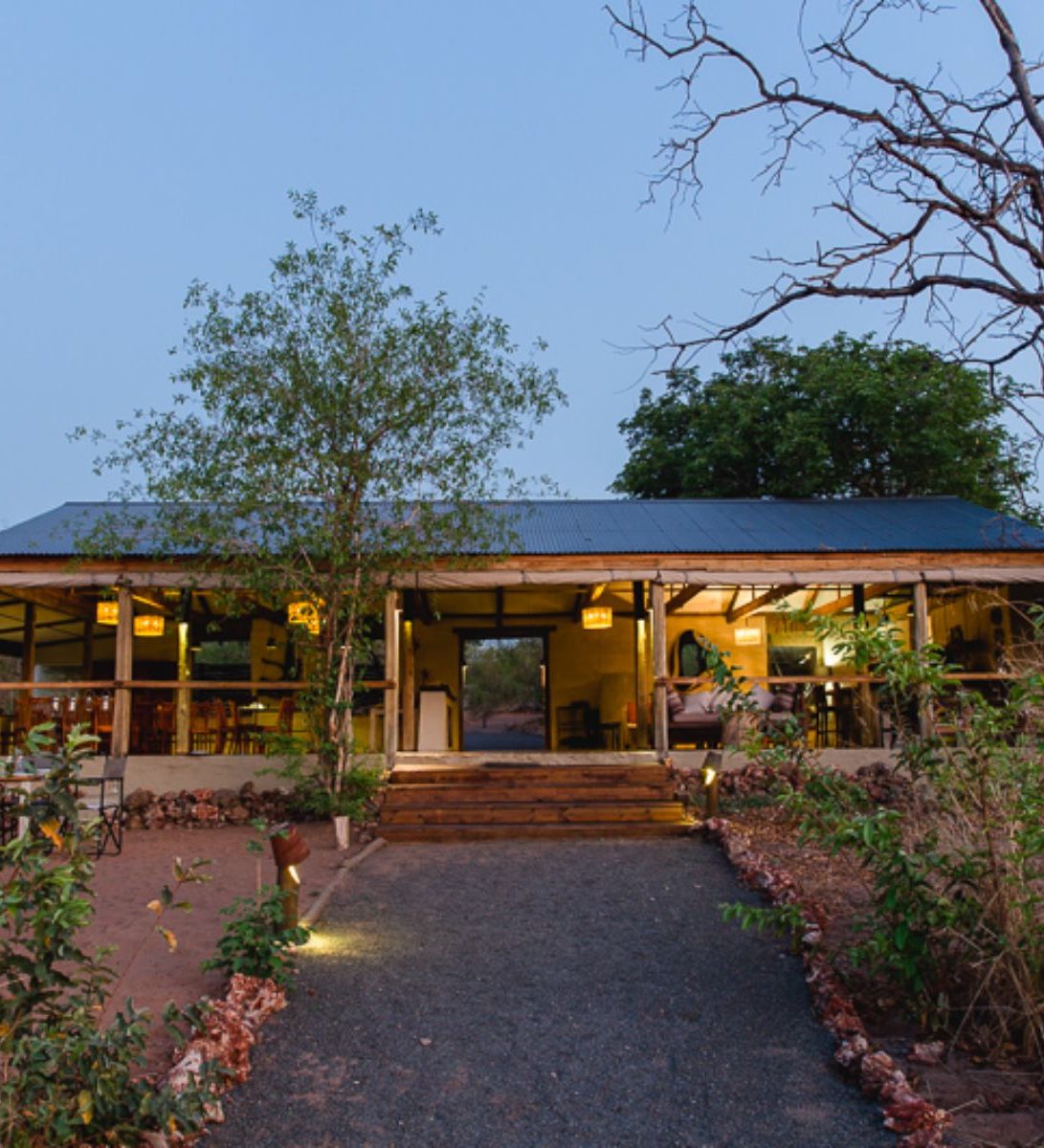 Rondreis Botswana, Ngoma Bridge, Chobe Elephant Camp, vooraanzicht