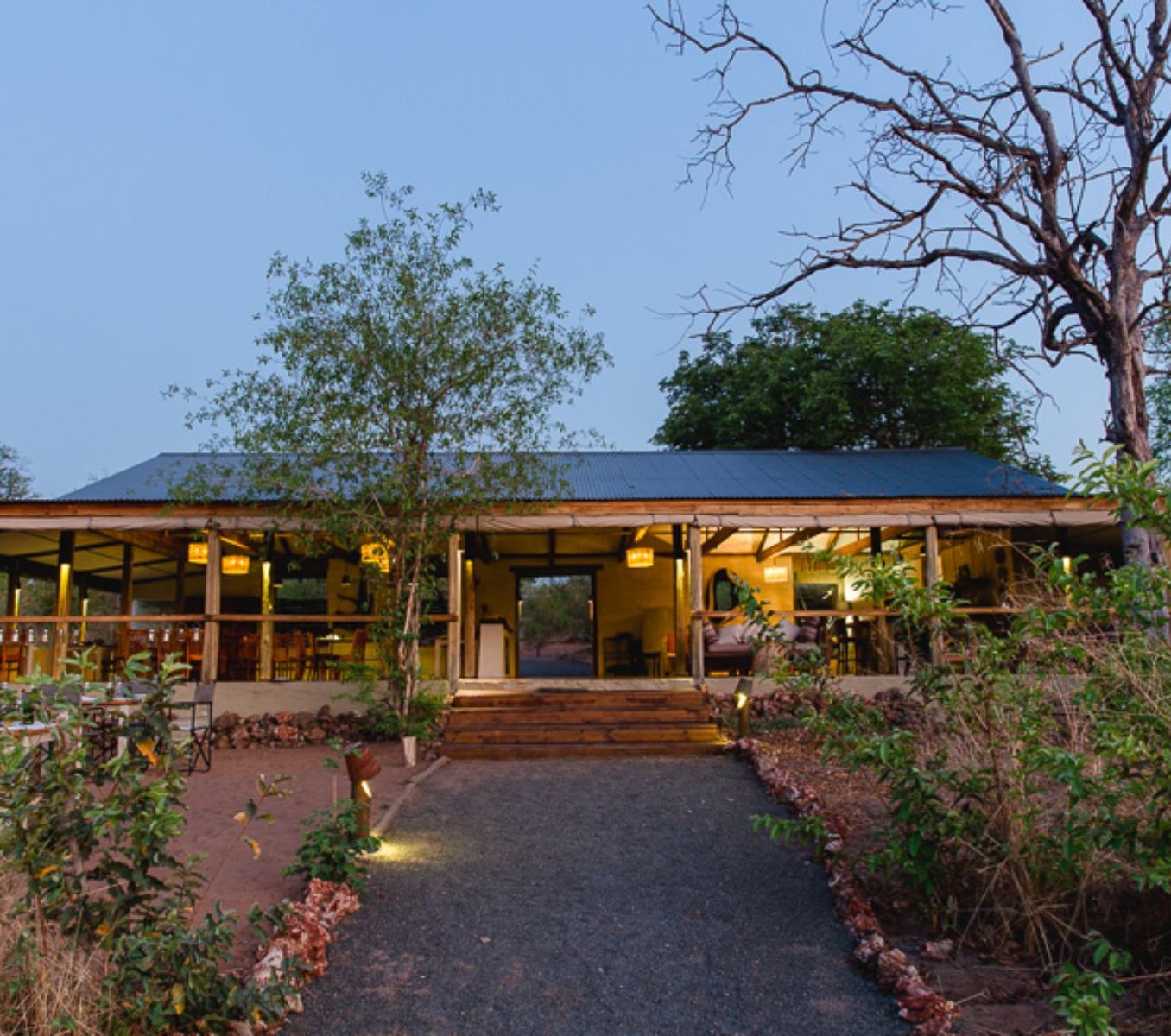 Rondreis Botswana, Ngoma Bridge, Chobe Elephant Camp, vooraanzicht