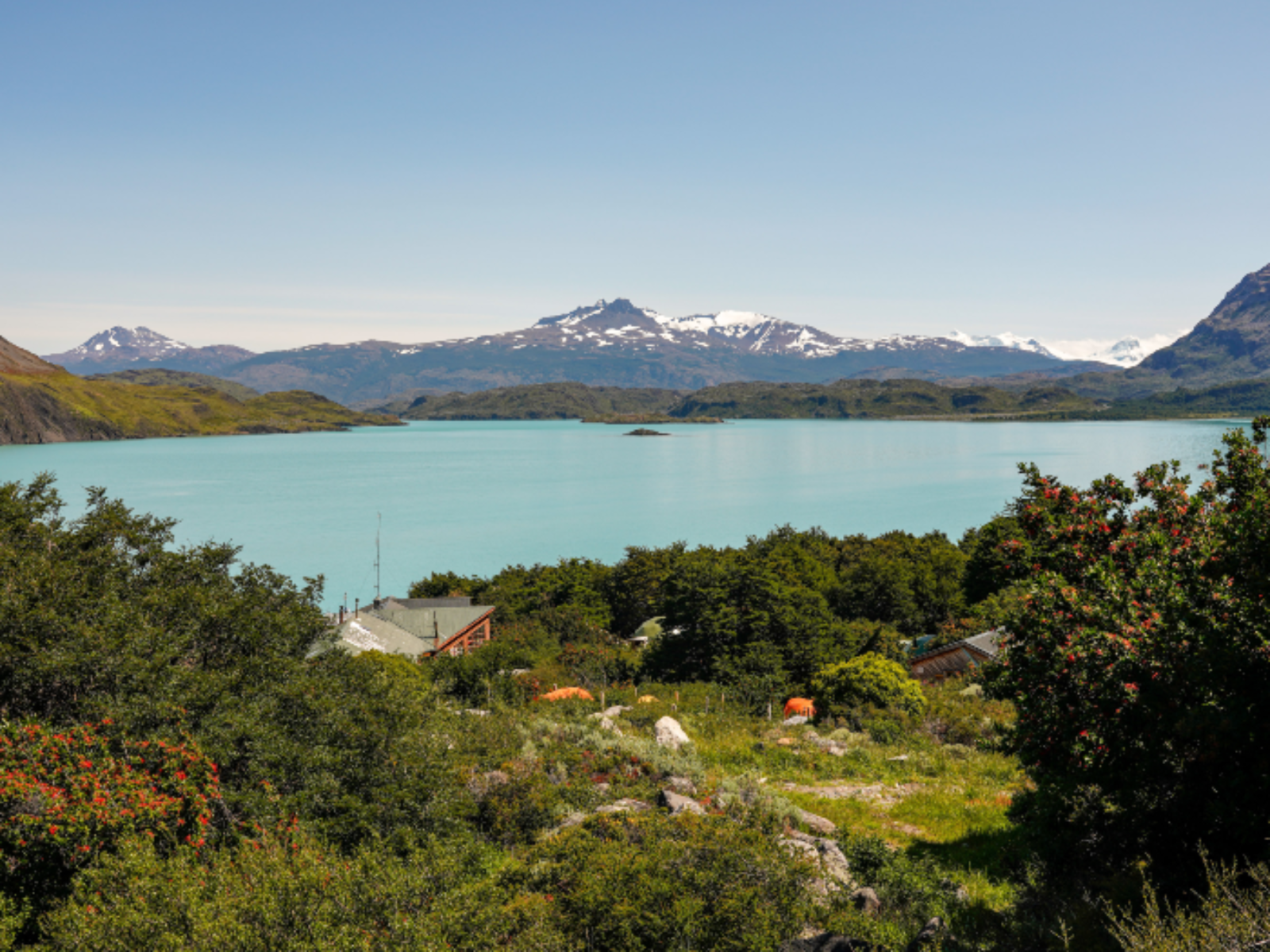 Rondreis Chili, Torres del Paine, Refugio Cuernos, omgeving