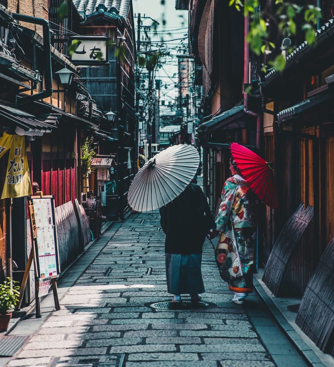Rondreis Japan, Kyoto Straat