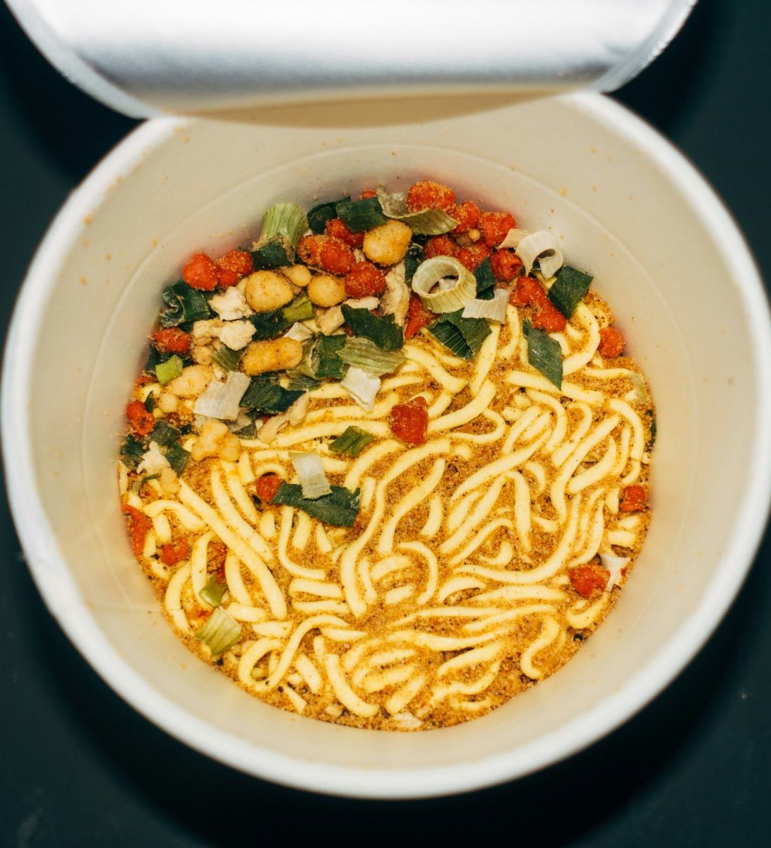 Rondreis Japan, inhoud cup noodle