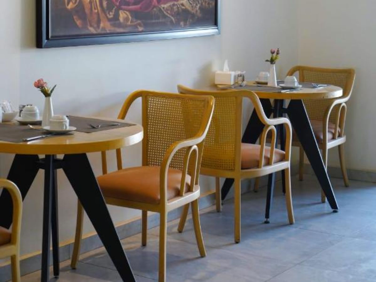 Rondreis Jordanie, Madaba, Aitch Boutique Hotel restaurant