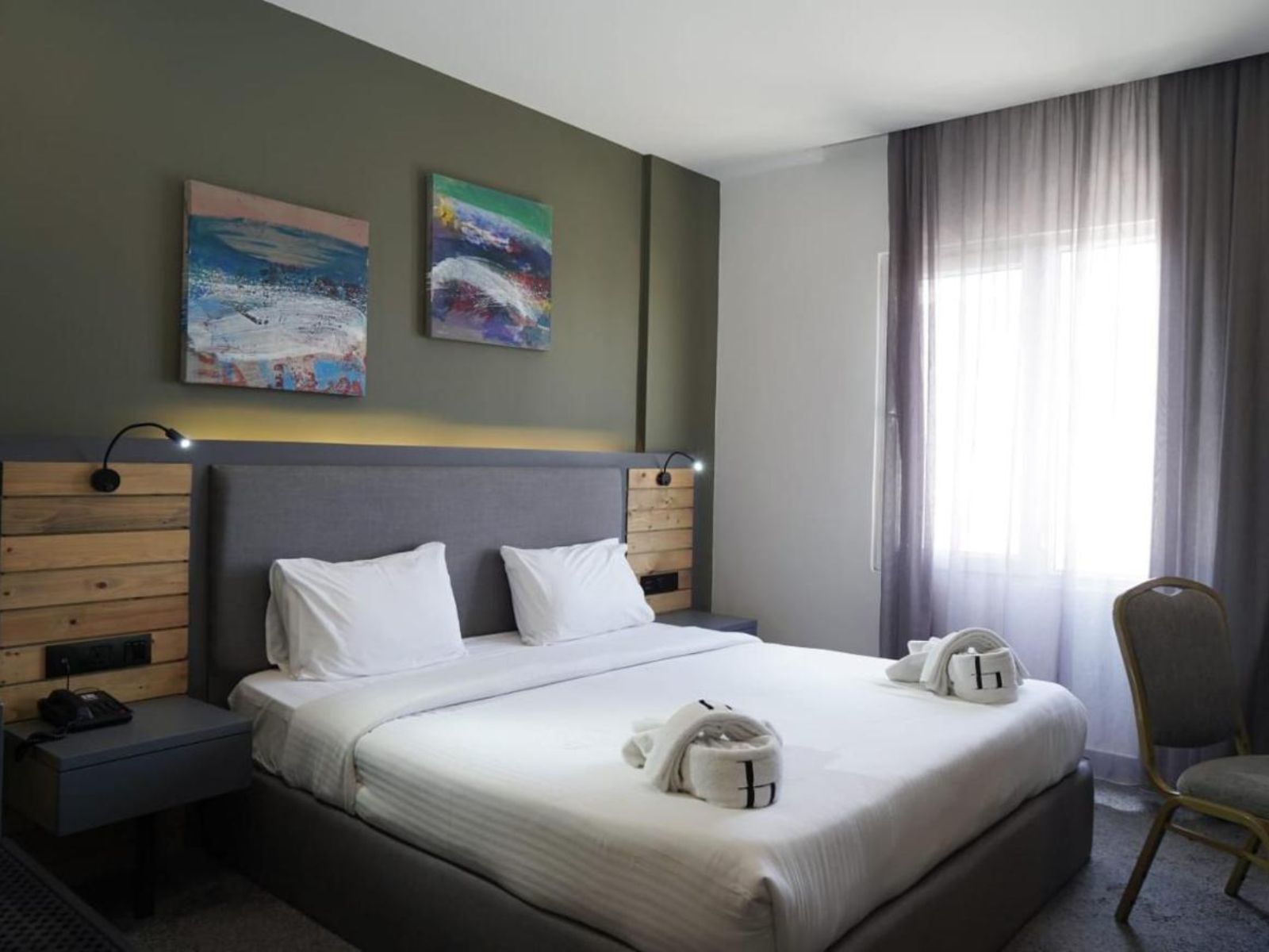 Rondreis Jordanie, Madaba, Aitch Boutique Hotel tweepersoonskamer
