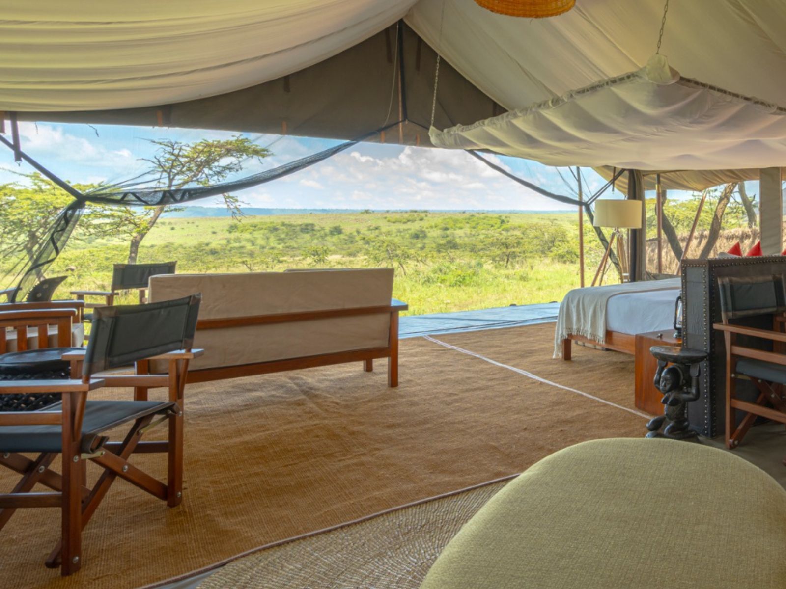 Rondreis Kenia, Masai Mara National Reserve, Kandili Camp, uitzicht