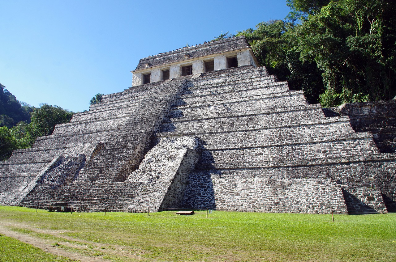 Rondreis Mexico, Palenque, Maya ruïnes