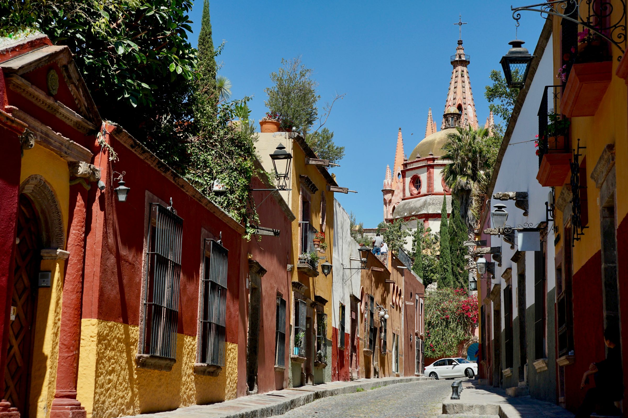 Rondreis Mexico, San Miguel de Allende, Parroquia de San Miguel Arcángel