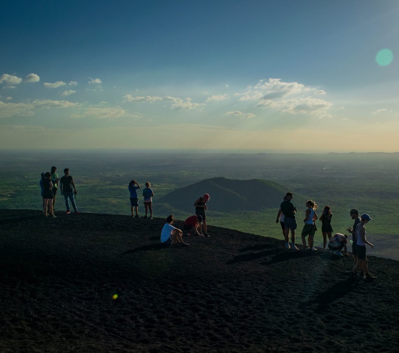 Rondreis Nicaragua, Cerro Negro, uitzicht op de omgeving