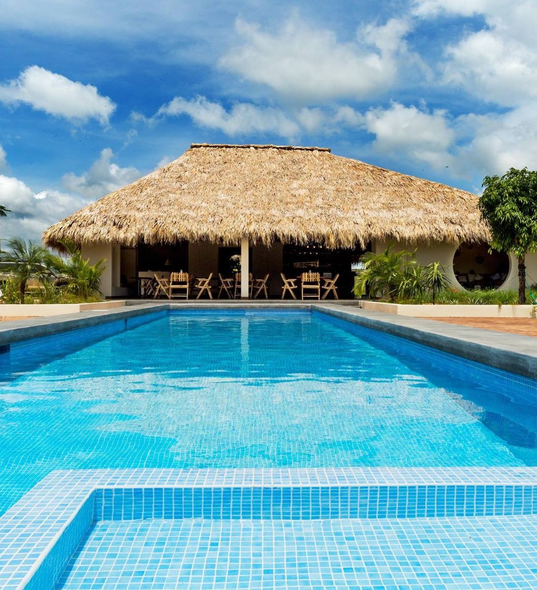 Rondreis Nicaragua, Tola, Malibu Popoyo Surf Eco Resort, buitenaanzicht