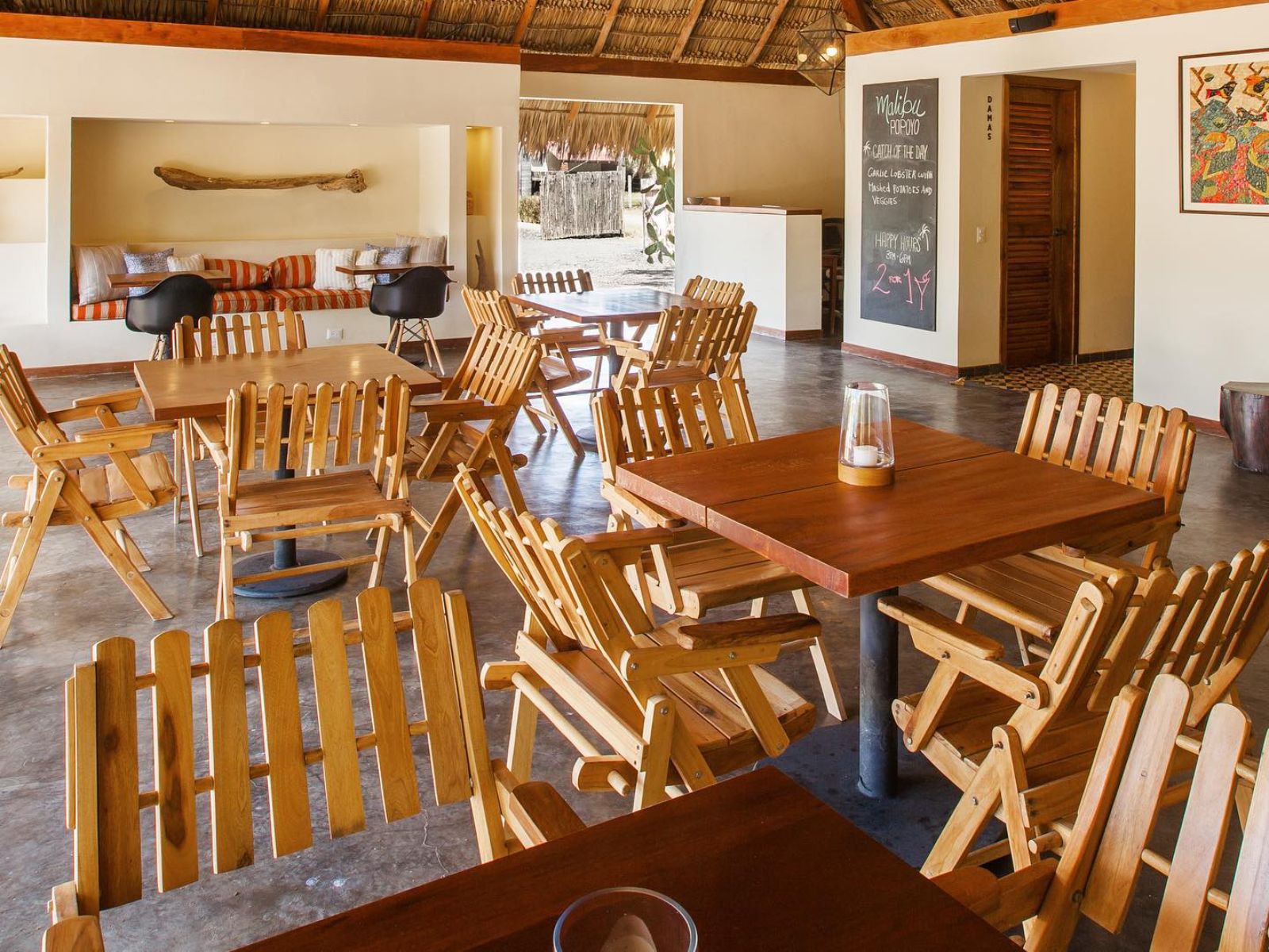 Rondreis Nicaragua, Tola, Malibu Popoyo Surf Eco Resort, restaurant
