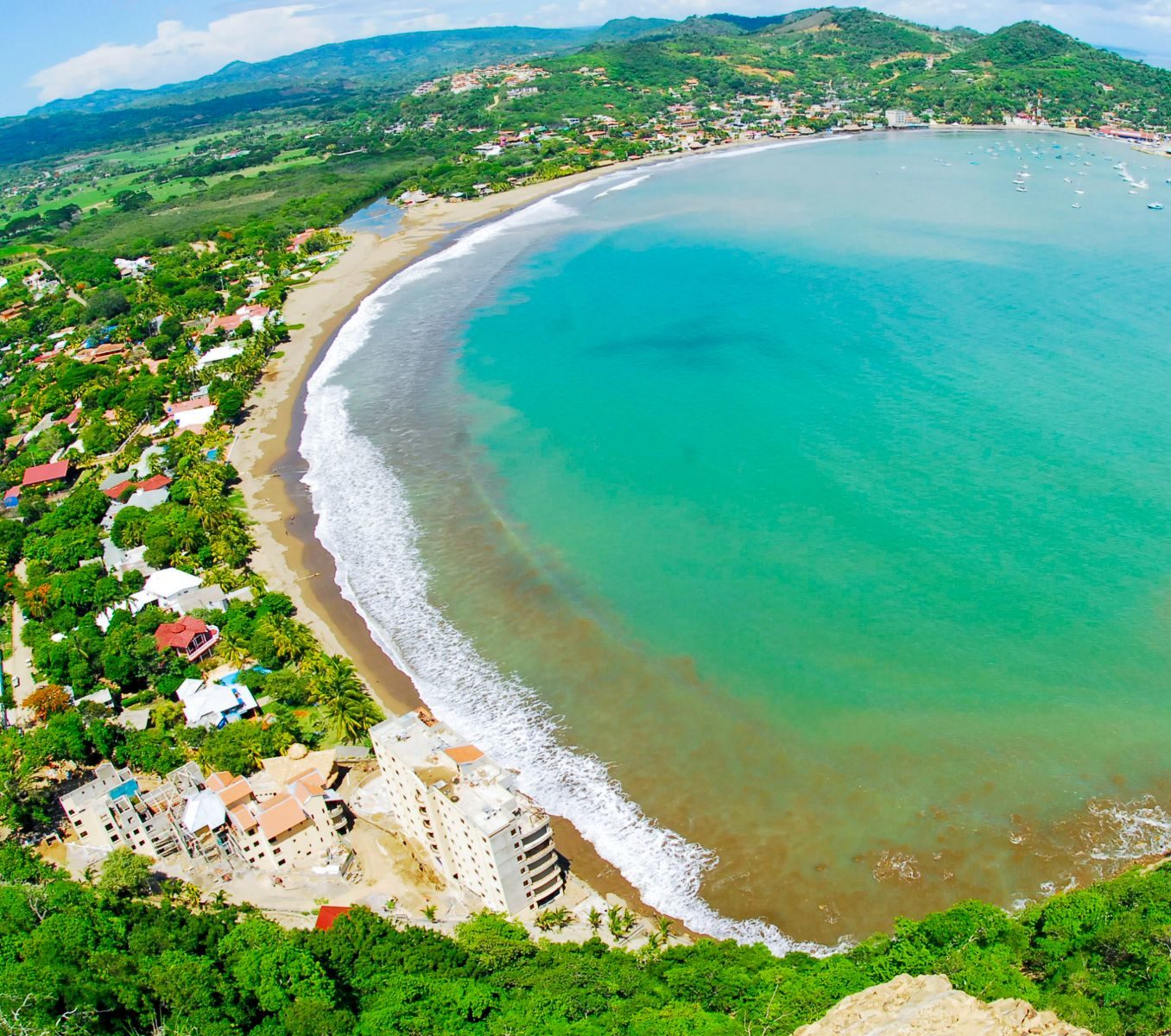 Rondreis Nicaraqua, san juan del sur, bovenaanzicht