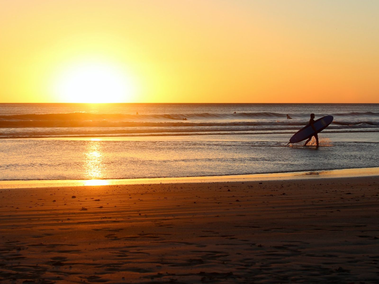 Rondreis Nicaraqua, san juan del sur, zonsondergang