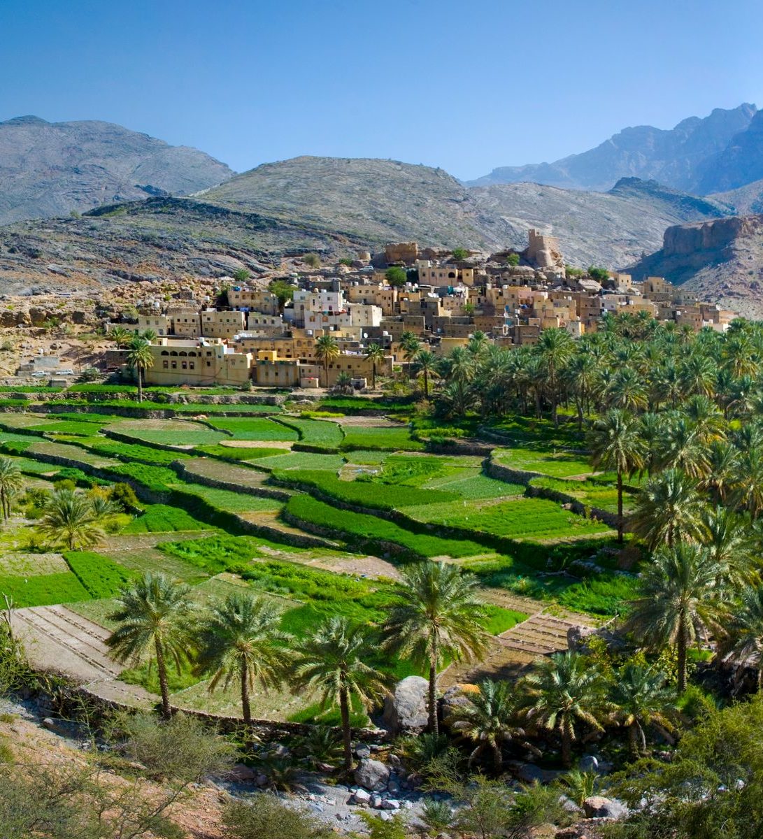Rondreis Oman, Bilad Sayt, dorpje verscholen in de bergen