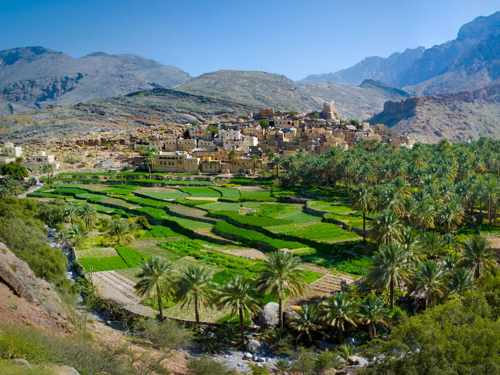 Rondreis Oman, Bilad Sayt, dorpje verscholen in de bergen