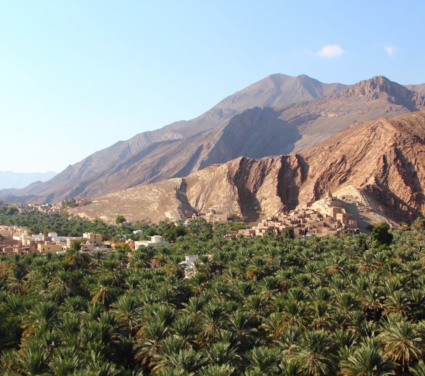 Rondreis Oman, Birkat Al Mouz, overzicht dorp