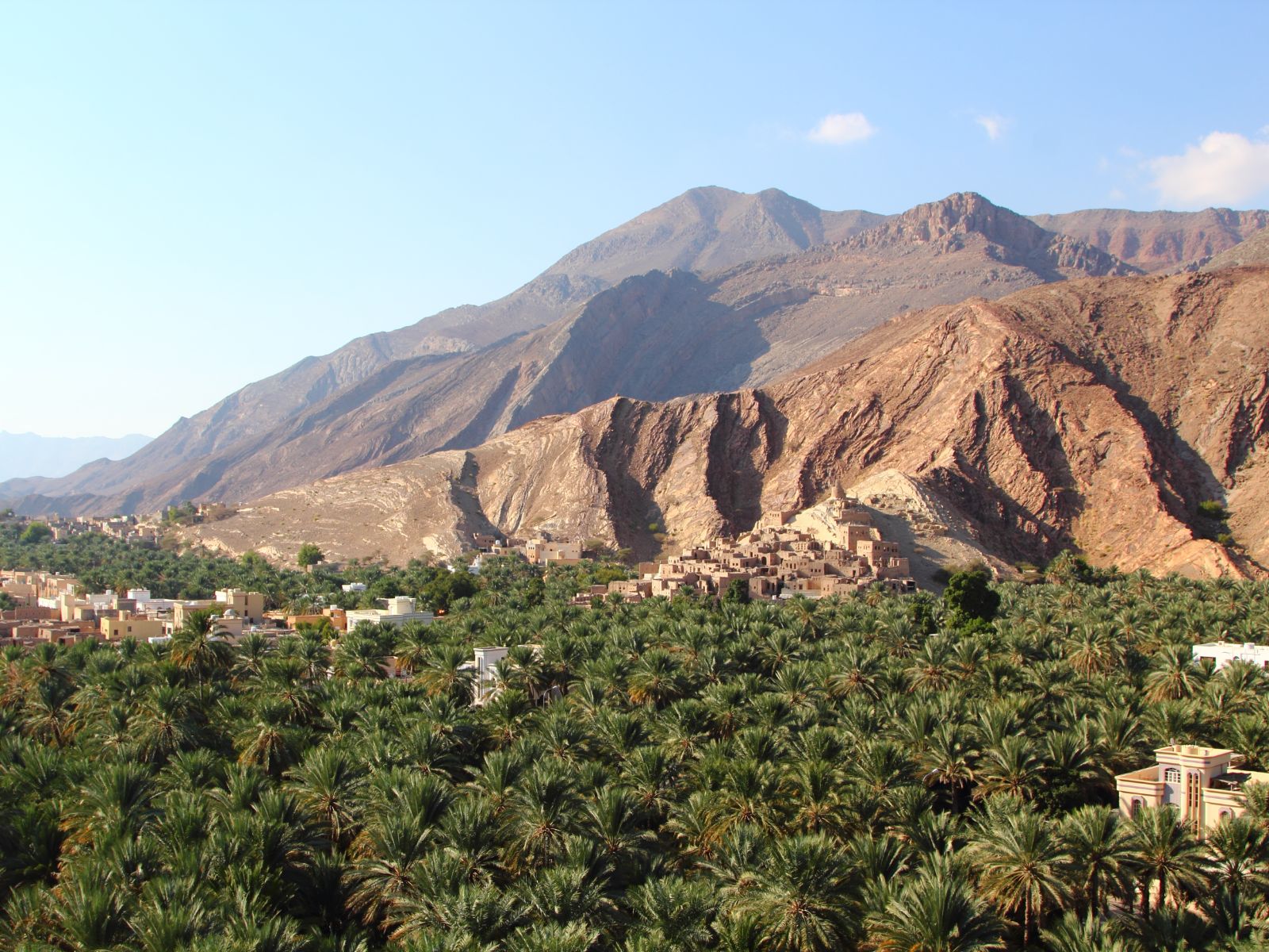 Rondreis Oman, Birkat Al Mouz, overzicht dorp