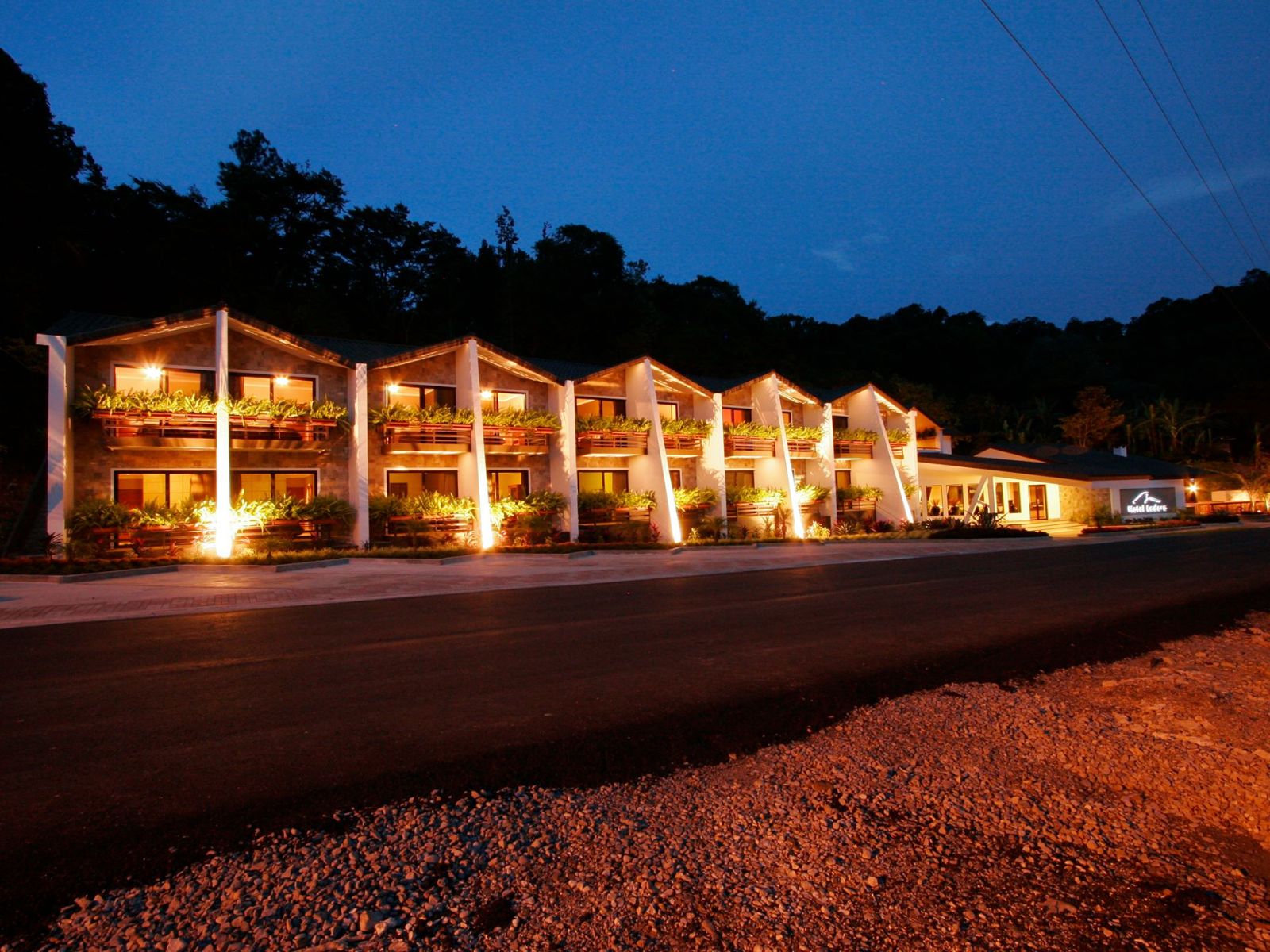 Rondreis Panama, Boquete, Hotel Ladera, buitenaanzicht hotel