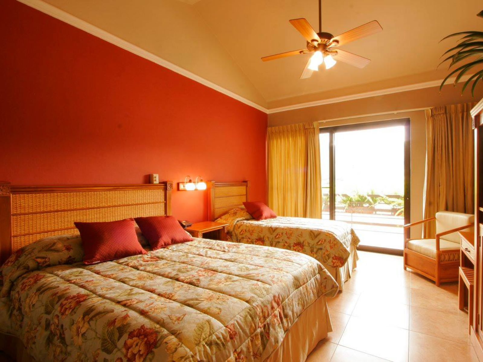 Rondreis Panama, Boquete, Hotel Ladera, driepersoonskamer