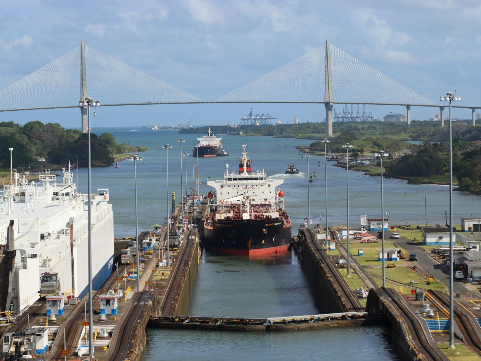 Rondreis Panama, Panama kanaal, Centennial Bridge