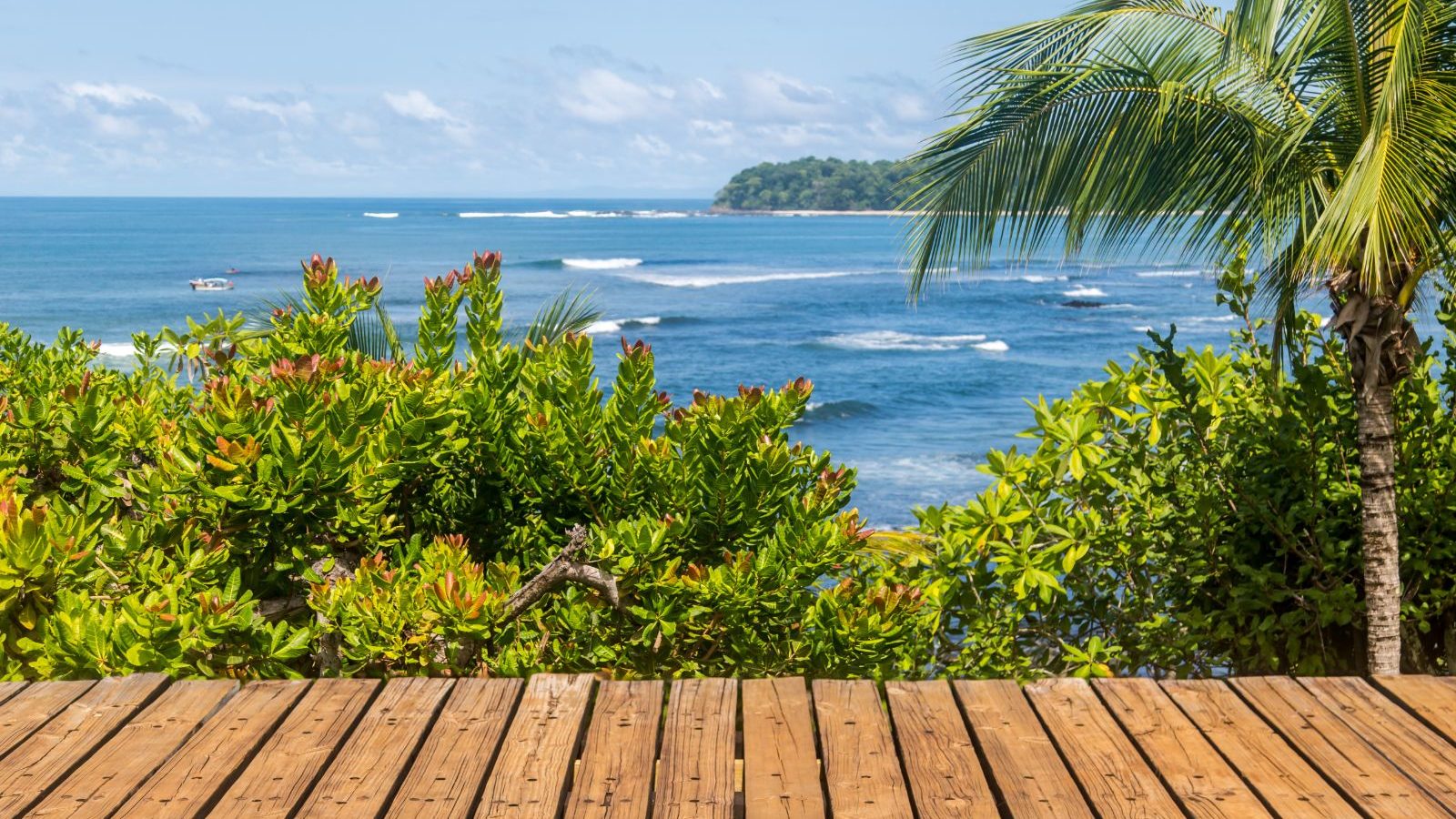 Rondreis Panama, Santa Catalina, dek langs de zee