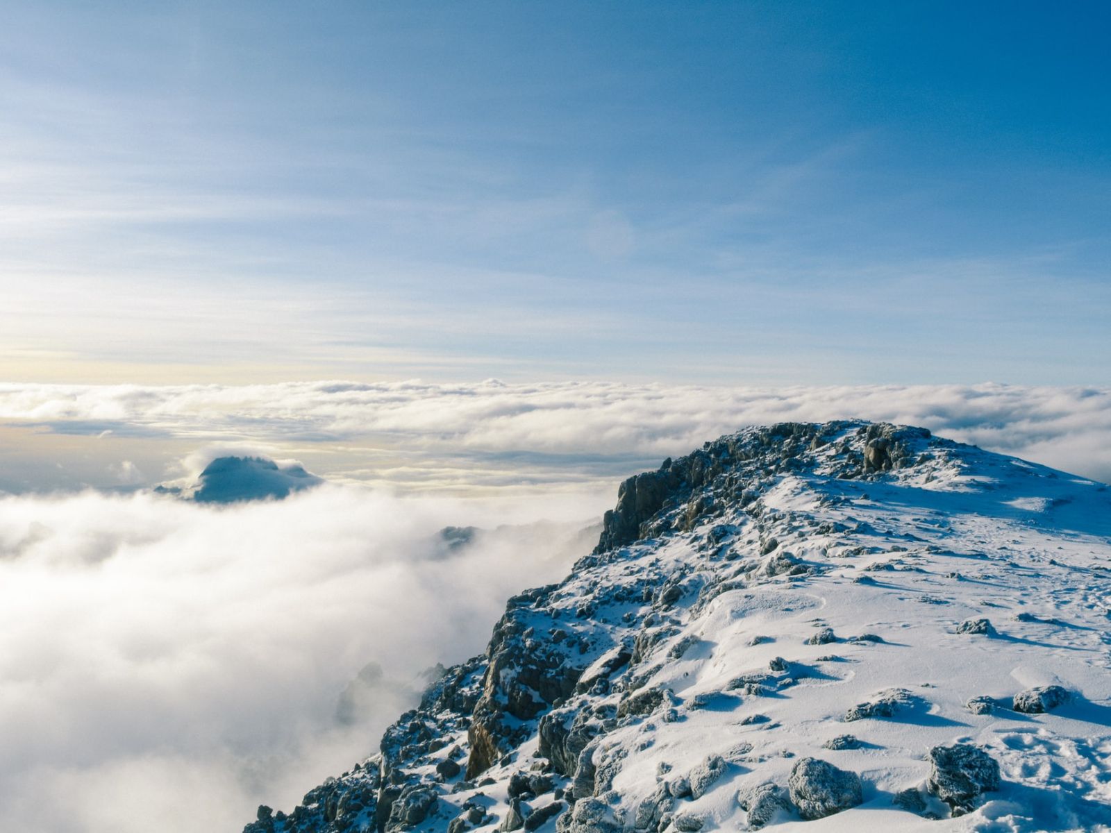 Rondreis Tanzania, Kilimanjaro, bergtop