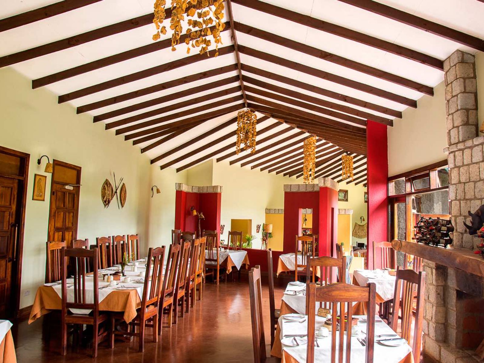 Rondreis Tanzania, Ngorongoro, Endoro Lodge, restaurant