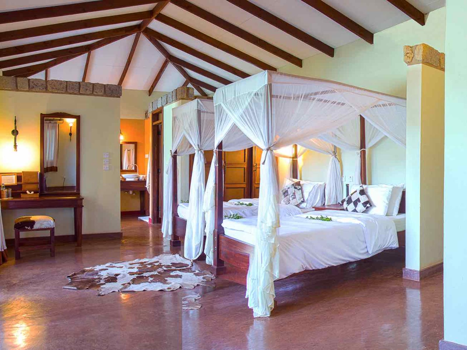 Rondreis Tanzania, Ngorongoro, Endoro Lodge, twinkamer