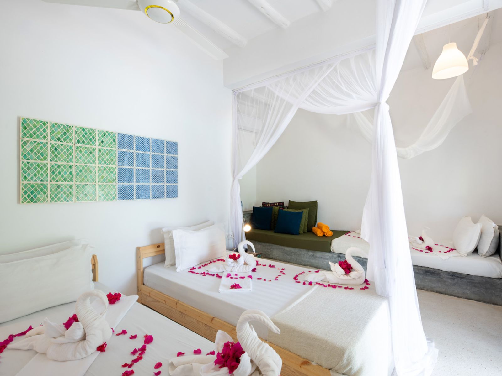 Rondreis Tanzania, Zanzibar, Fun Beach Resort, triple kamer
