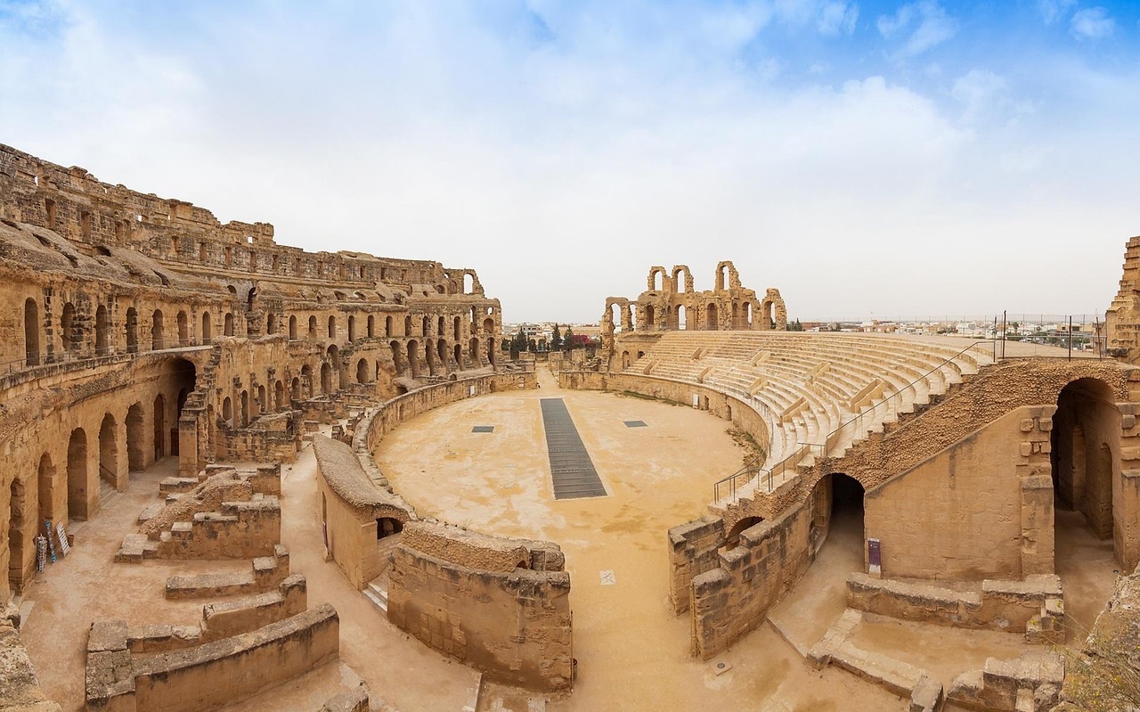 Rondreis Tunesië, alternatieve wereldwonderen, Het amfitheater in El Jem
