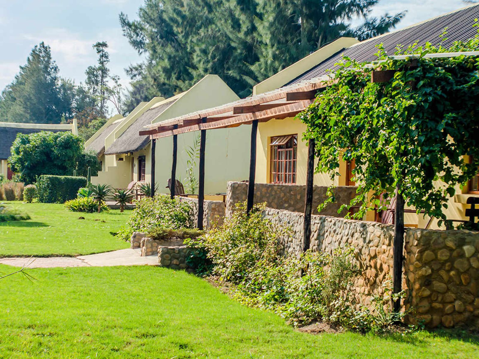 Rondreis Zuid-Afrika, Addo, Rosedale Organic Farm, buitenaanzicht