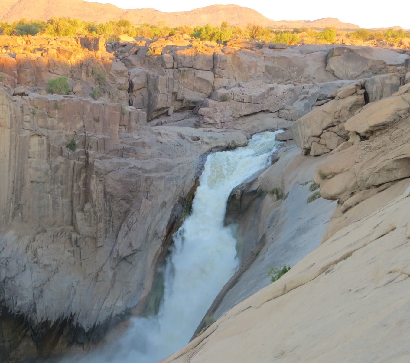 Rondreis Zuid-Afrika, Augrabies Falls NP, Waterval