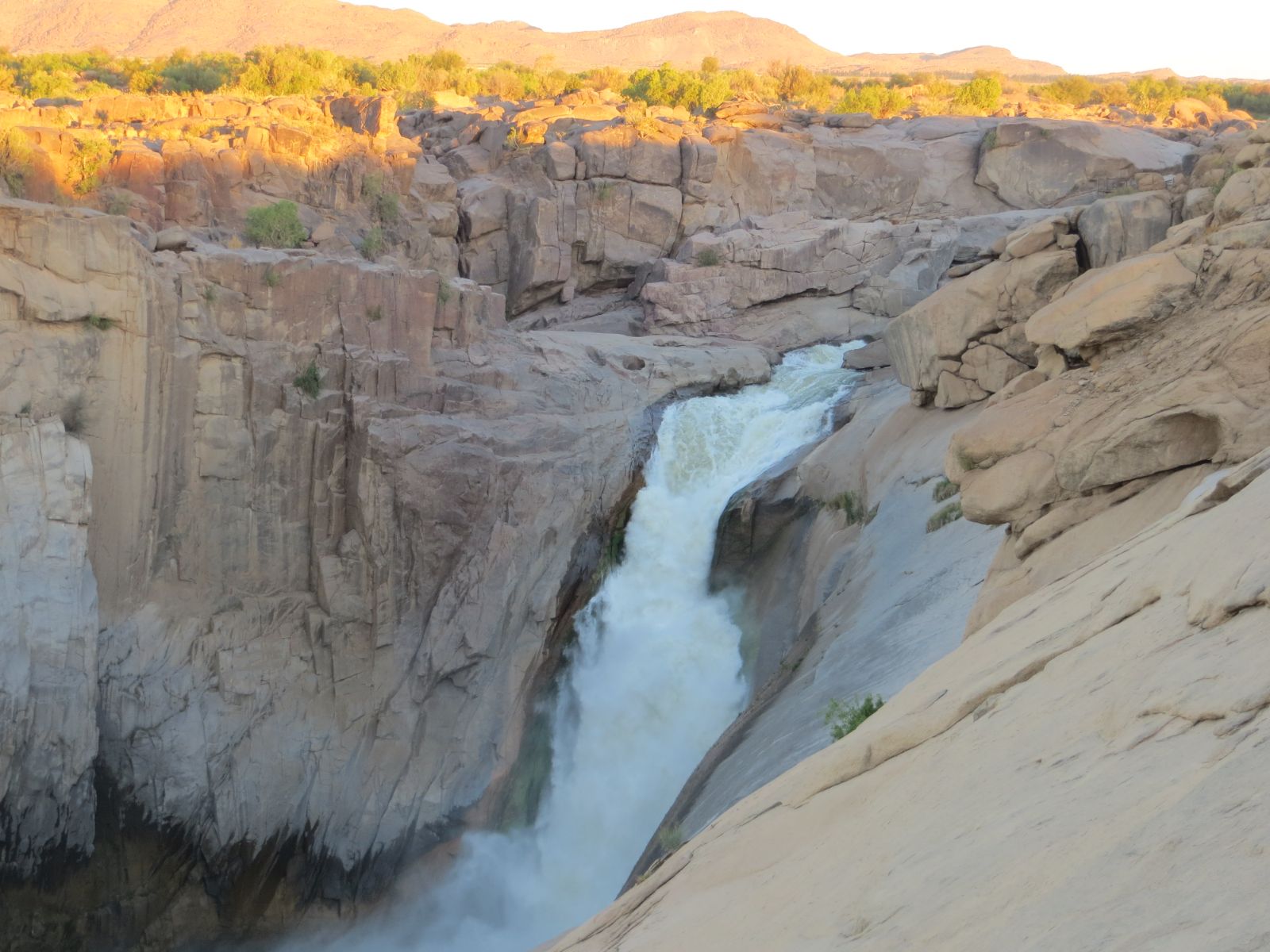 Rondreis Zuid-Afrika, Augrabies Falls NP, Waterval