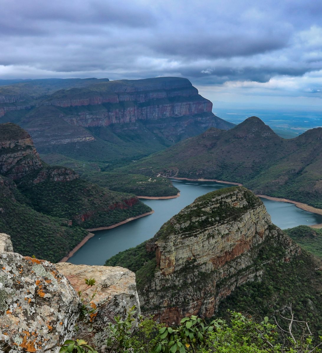 Rondreis Zuid- Afrika, Blyde River Canyon, bewolkt