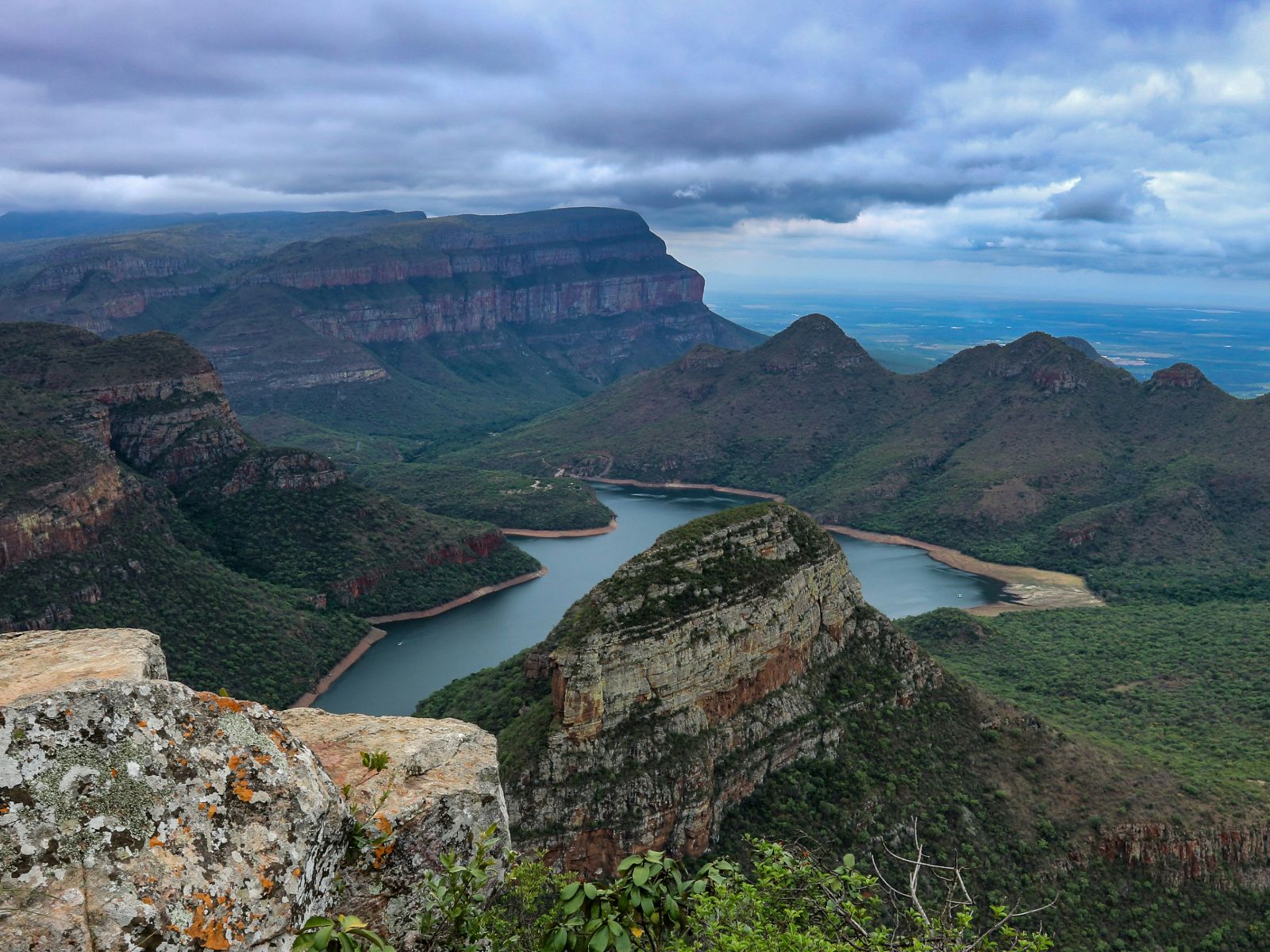 Rondreis Zuid- Afrika, Blyde River Canyon, bewolkt