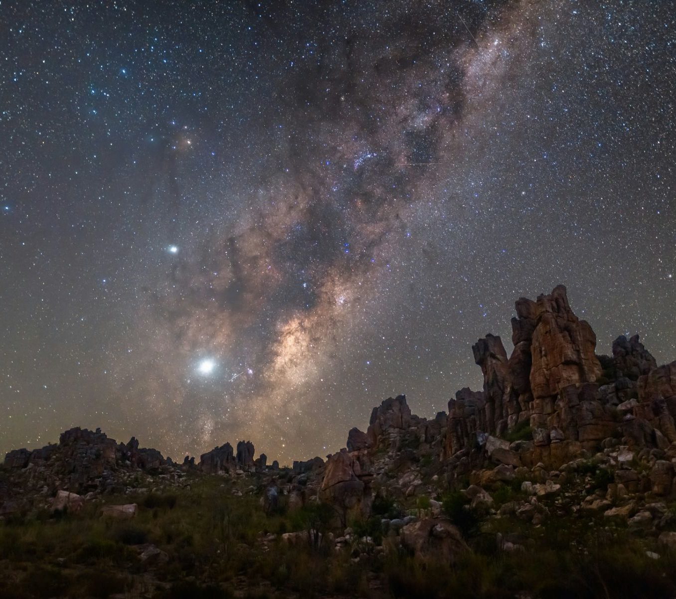 Rondreis Zuid-Afrika, Cederbergen, melkweg in de nacht