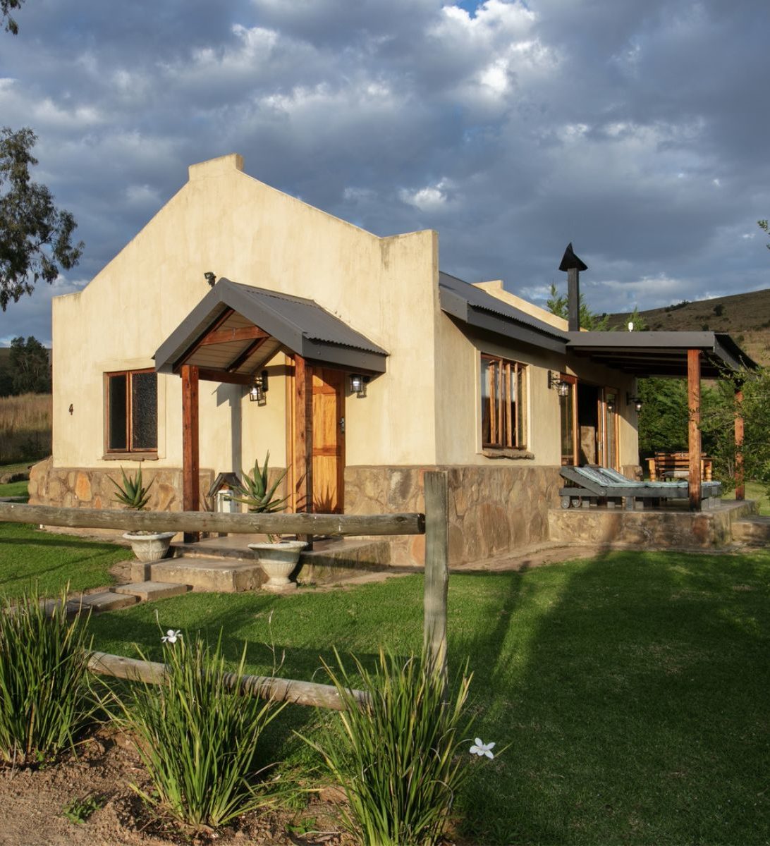 Rondreis Zuid-Afrika, Drakensberg, Berghouse and Cottages, buitenaanzicht