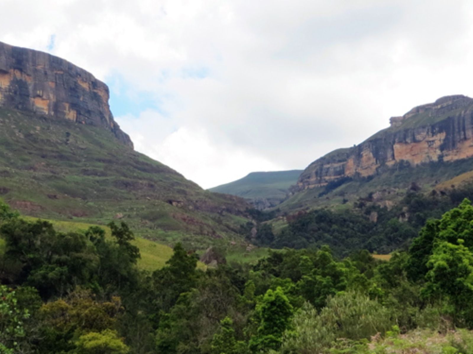 Rondreis Zuid-Afrika, Drakensbergen, pad