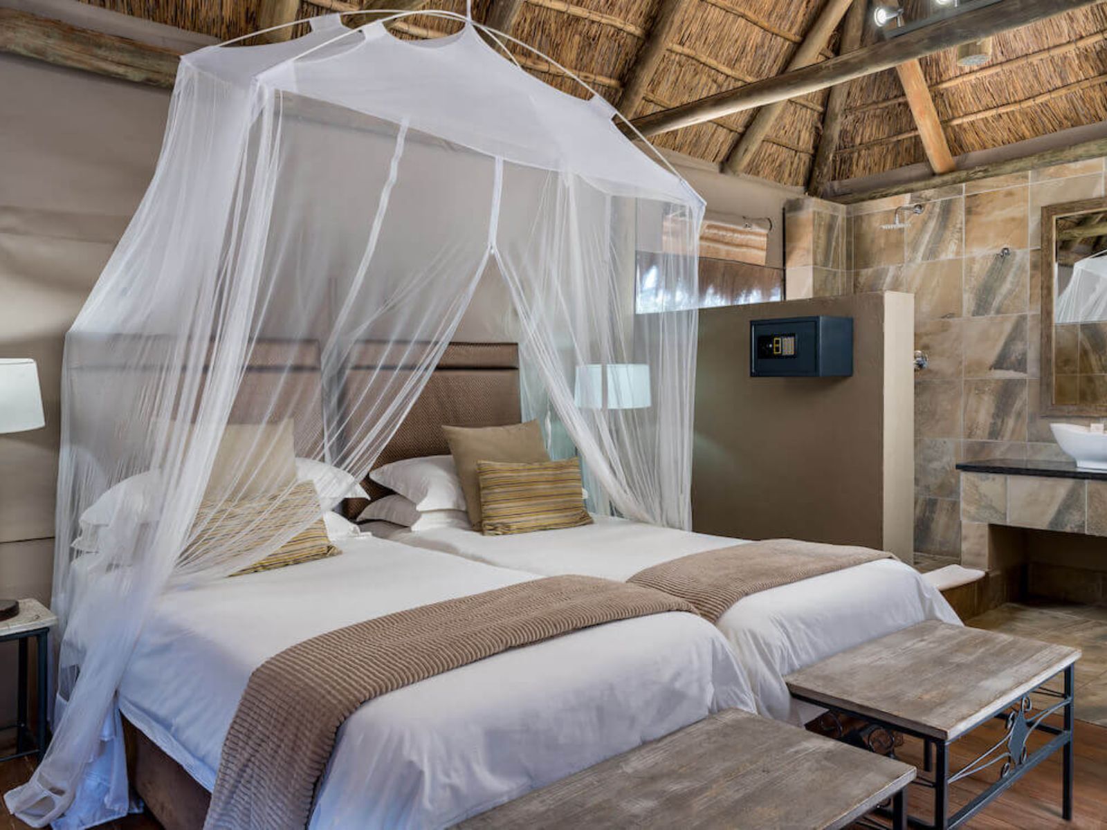 Rondreis Zuid-Afrika, Entabeni Game Reserve, Entabeni Wildside Camp, kamer tent